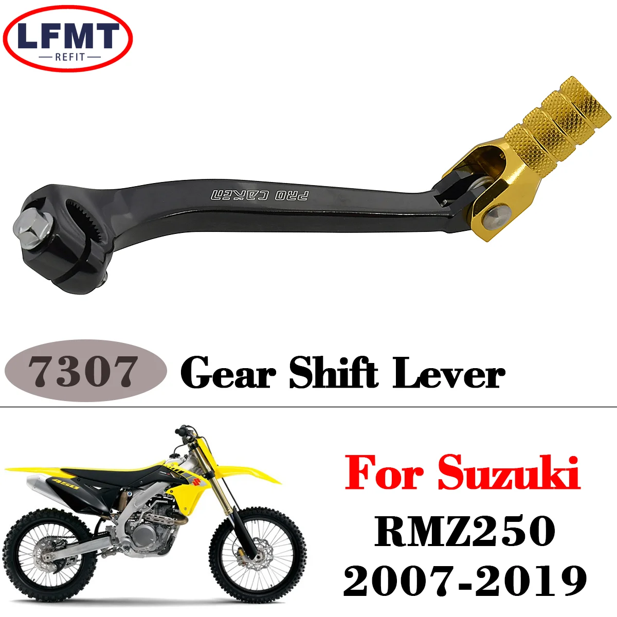 Для Suzuki RMZ250 RM-Z250 RM Z250 RMZ 250 2008-2016 2017 2018 2019 2020 Motocross CNC Складной Рычаг переключения