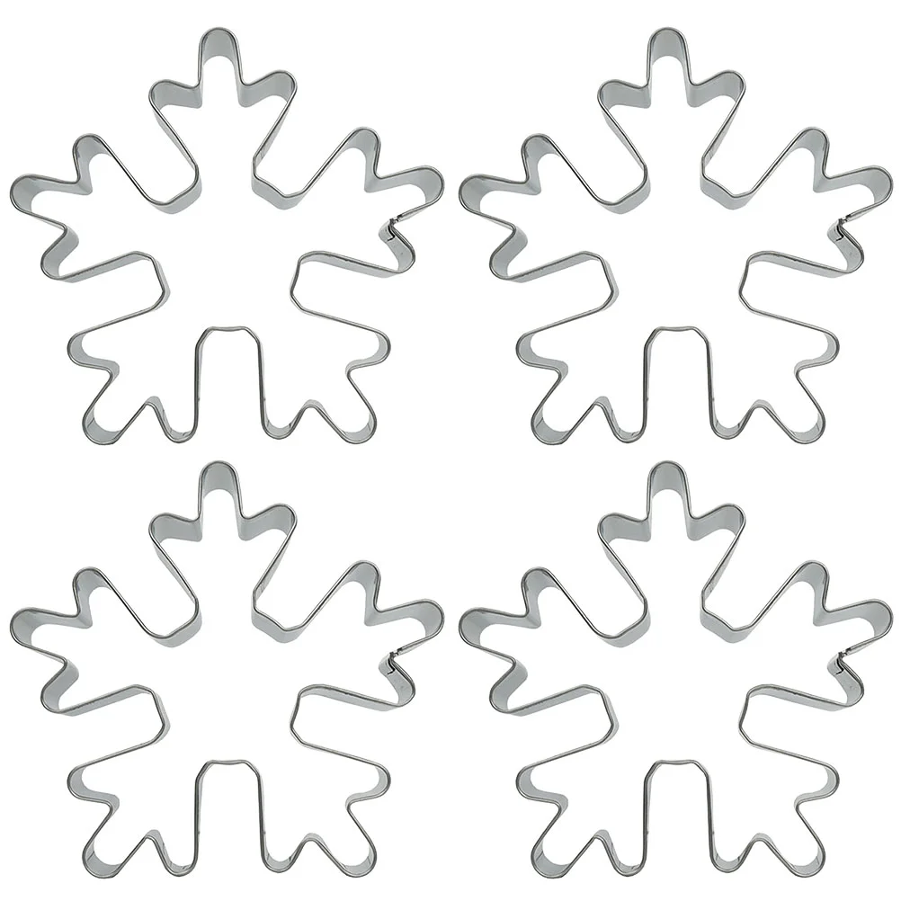 

Cookiediy Birthday Stainless Biscuit Christmas Molds Snowflake Favors Party Set Holiday Sandwichmetal Biscuits Reindeer Baking