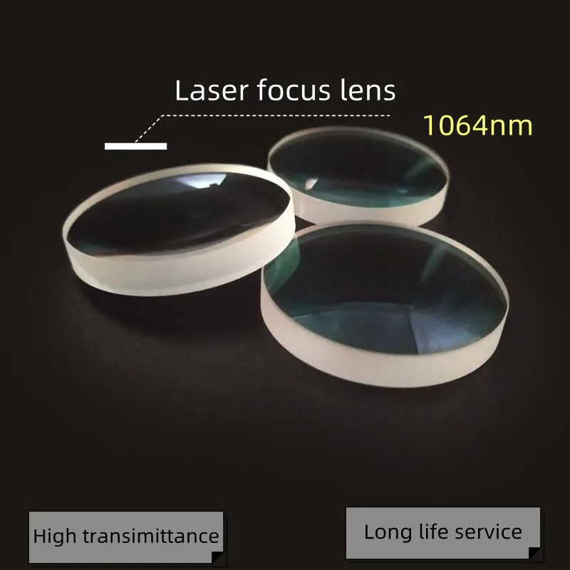 Lente de Focagem do Laser Plano-convexo D40 mm H-k9l Espelho do Foco para as Peças do Equipamento do Laser