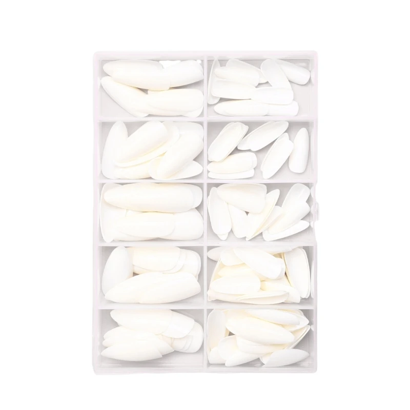 120 шт./кор. простые искусственные ногти миндалевидные полное покрытие накладные