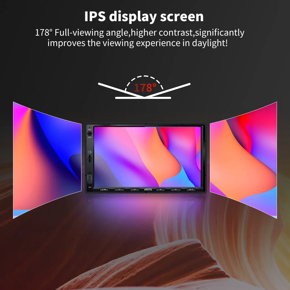 Мультимедийная магнитола ATOTO F7 WE универсальная стерео-система на Android с 7