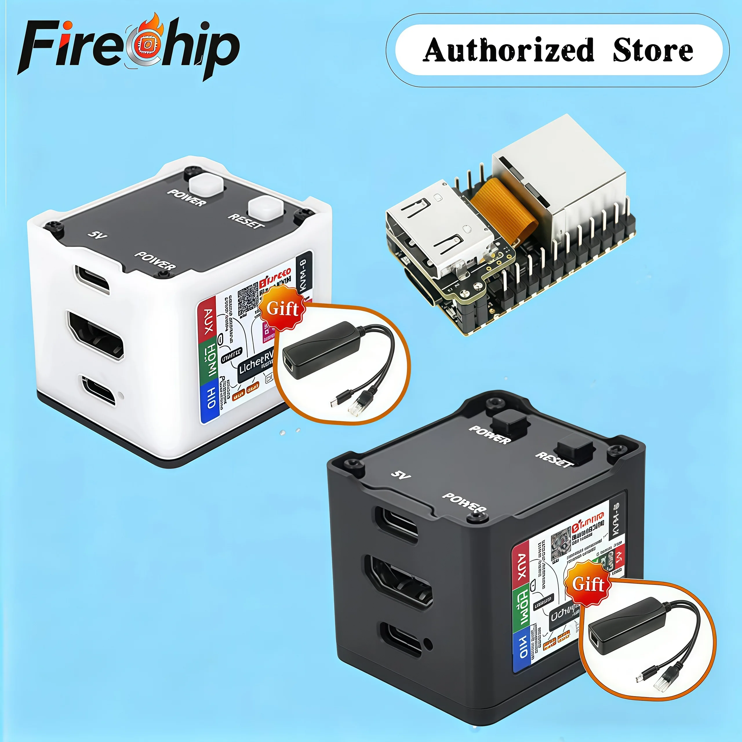 Фото Sipeed NanoKVM Full Black/White/Lite: Мини-сервер для удаленного управления и обслуживания, HDMI, Raspberry Pi, Lichee Nano KVM №2