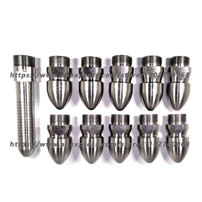 Очистка труб высокого давления насадка для мытья канализации 6-струйная