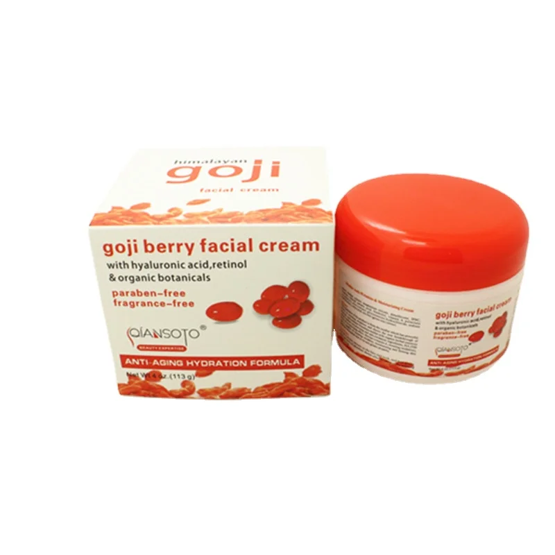 1pcs 100g Goji Berry Face Cream Skin Regeneration Anti-Wrinkle Moisturizing Remove Spots Skin Whitening Face Cream