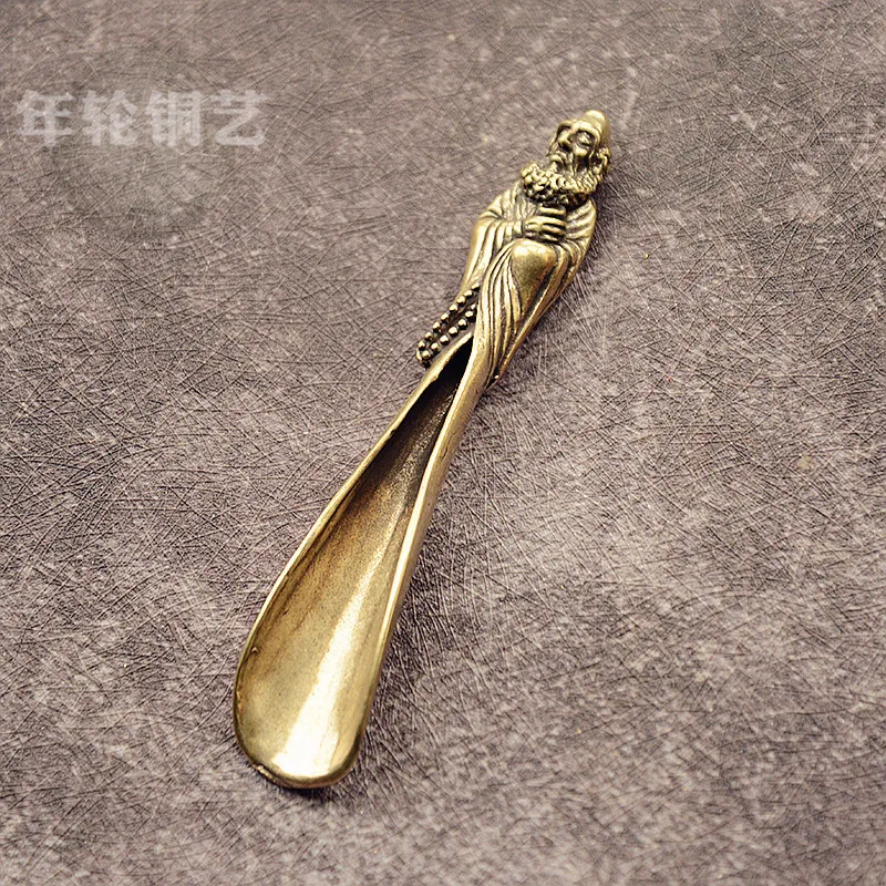 

Медные чайные ложки с корнем лотоса