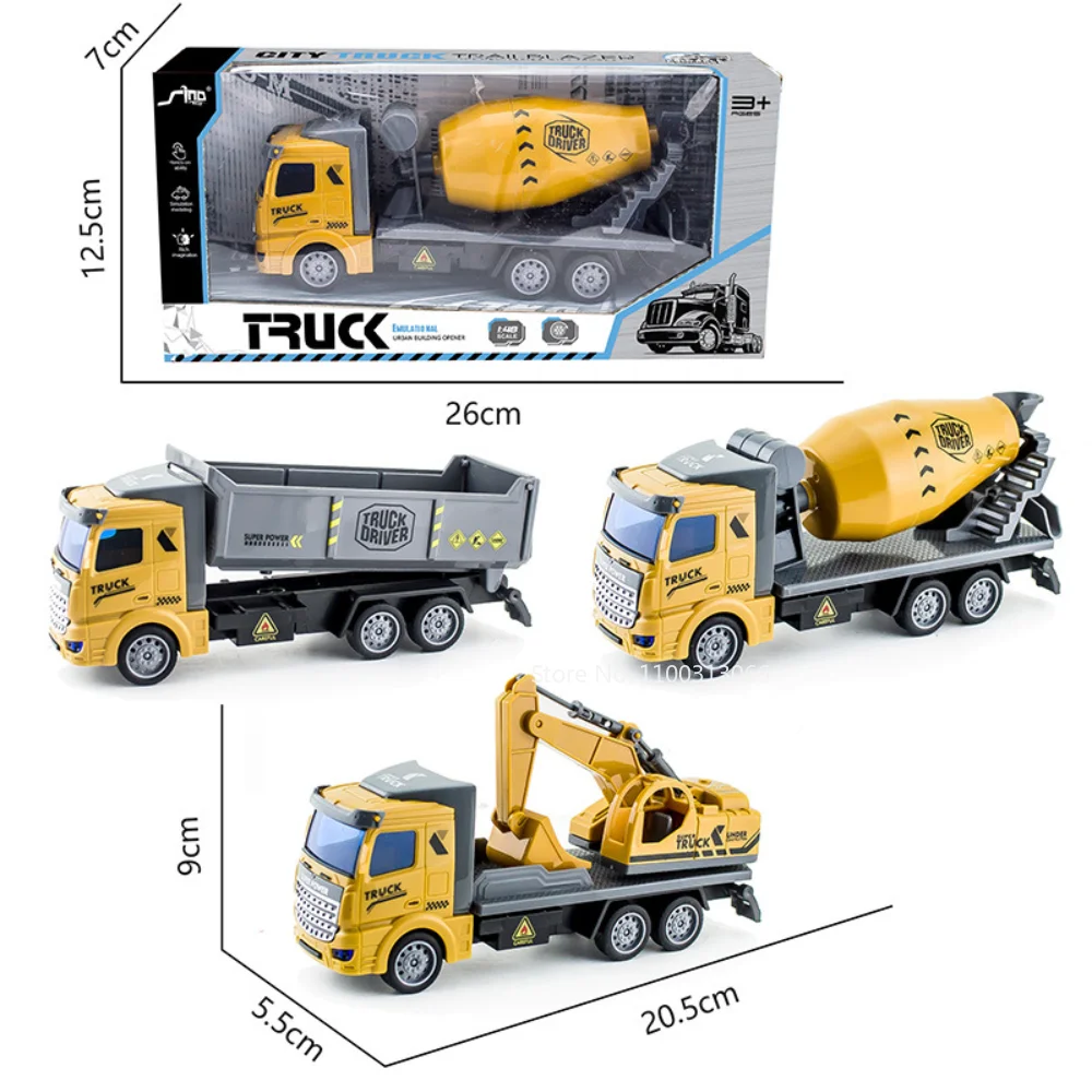 

Children Simulation Return Engineering Car Vehicle Model Toys Dump Truck Bulldozer Engineering Vehicle Christmas Birthday Gifts
