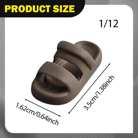 Кукольная обувь в масштабе 1/12, модная носимая коллекция подарков, мини-мини-обувь для фигурок, 6-дюймовые мужские тапочки с фигурками