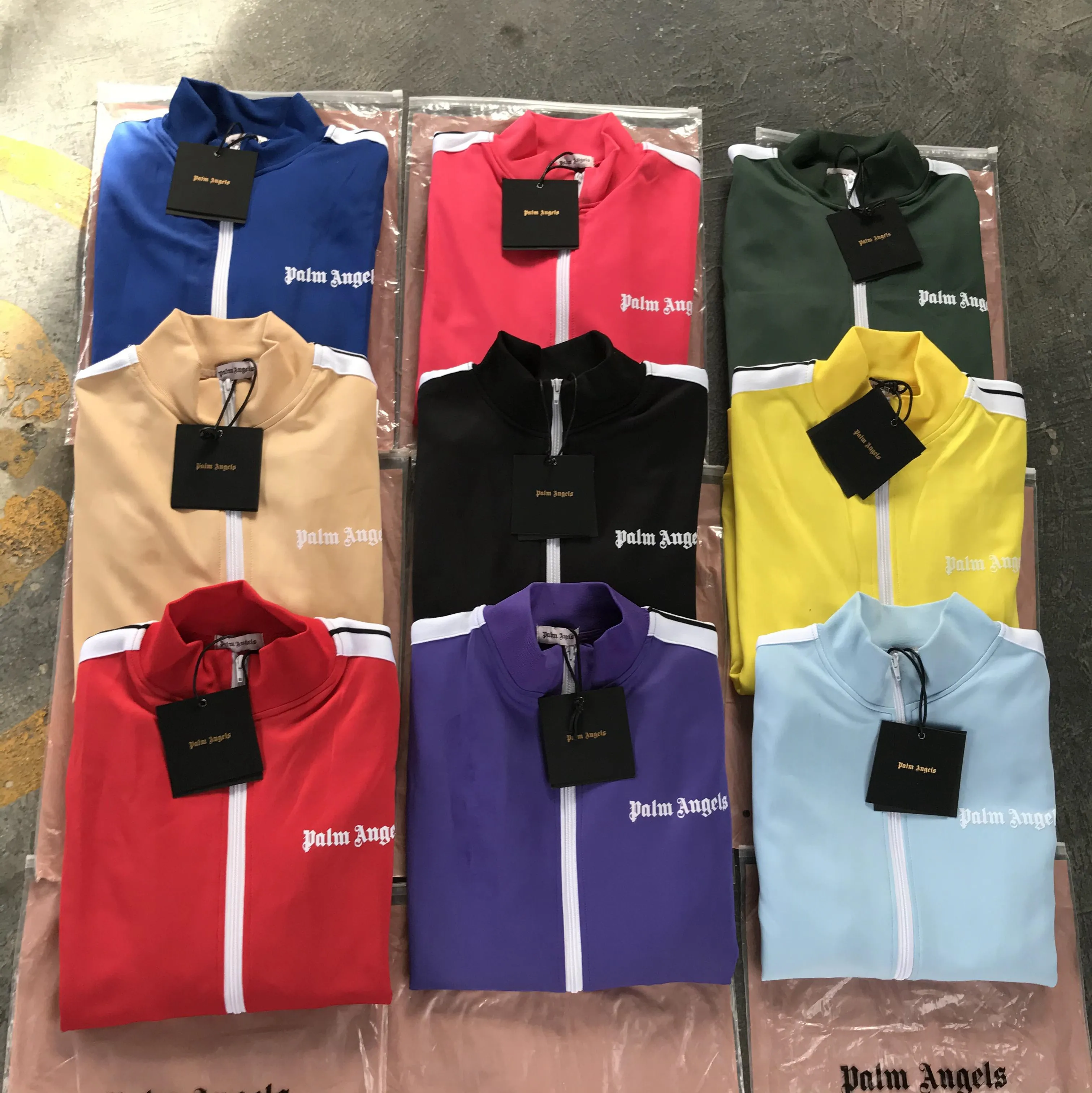 Базовая черно-белая полосатая Мужская Женская Спортивная одежда с пальмовыми