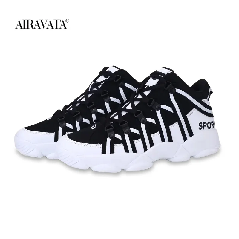 Men Womens Fashion Split Leather Sports Shoes Designer Breathable Comfortable Running Shoe Couples Chunky Sneakers