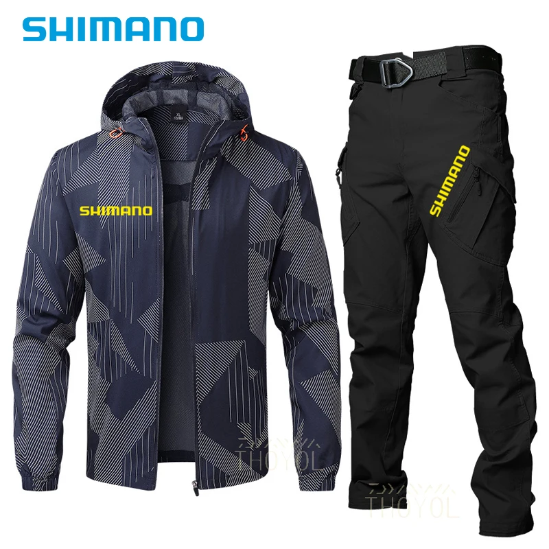 

Мужской костюм для рыбалки Shimano Daiwa, одежда для рыбалки, уличная рыболовная куртка, тонкая одежда для рыбалки, спортивные мужские штаны для в...