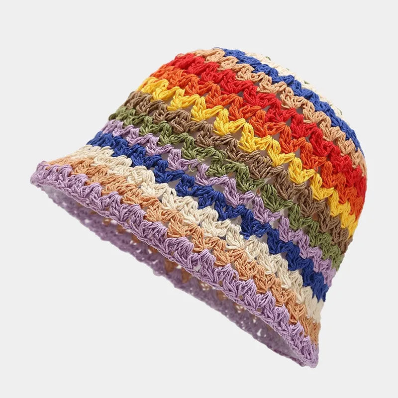 

Панама в стиле пэчворк женская, модная уличная дорожная Кепка от солнца, 2022 хлопок, 88