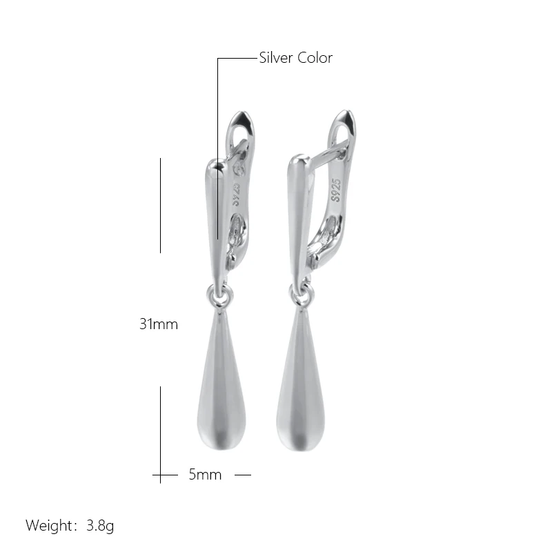 Висячие серьги Kinel