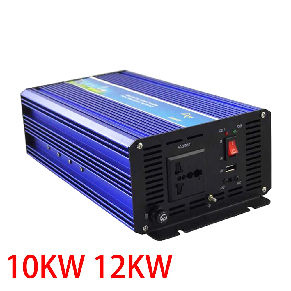 

BeiGood 10000W 12000W Pure Sine Wave Inverter For Battery Off Grid System Input 12V 24V 48V 96V Output110v 220v 230V DC