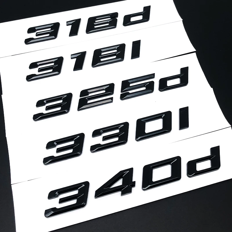 

3D ABS буквы в багажник автомобиля 316i 318i 320i 323i 325i 328i 330i 316d 318d 320d 323d 325d 328d 330d логотип эмблема аксессуары