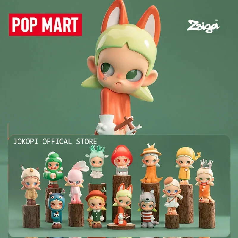 Фото POP MART Zsiga Walking Into the Forest Series слепая коробка игрушки Kawaii аниме фигурка-сюрприз Mystery Box куклы подарок для девочек №3