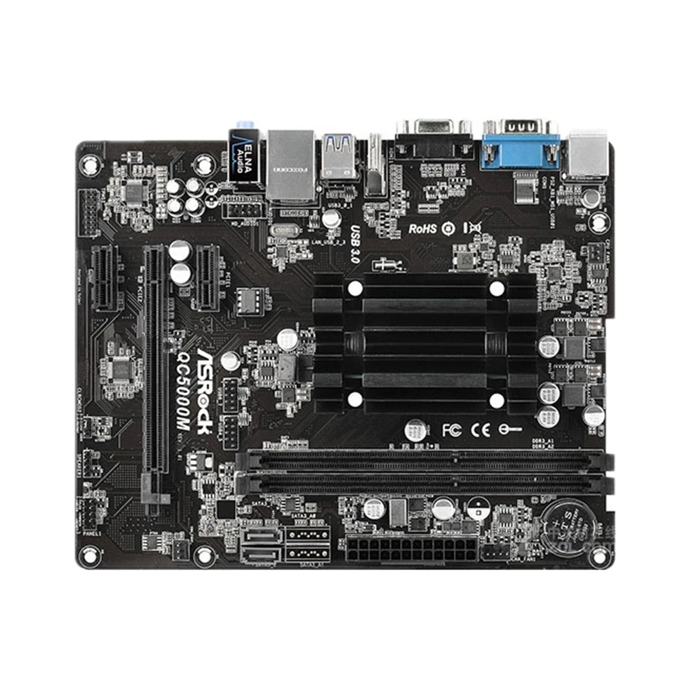 

ASRock QC5000M системная плата AMD A4 5050/5000 SOC PCI-E 2,0 DDR4 HDMI 2 ×SATA III USB3.0 Micro ATX