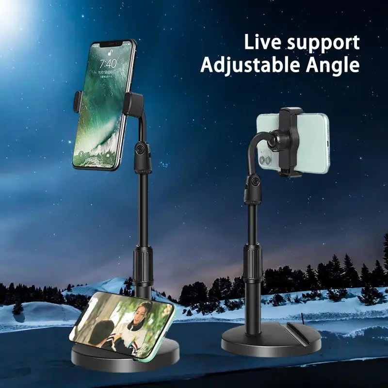 

Double Card Slot Telescopic 360 Degree Rotating Mobile Phone Holder Multifunctional Stand