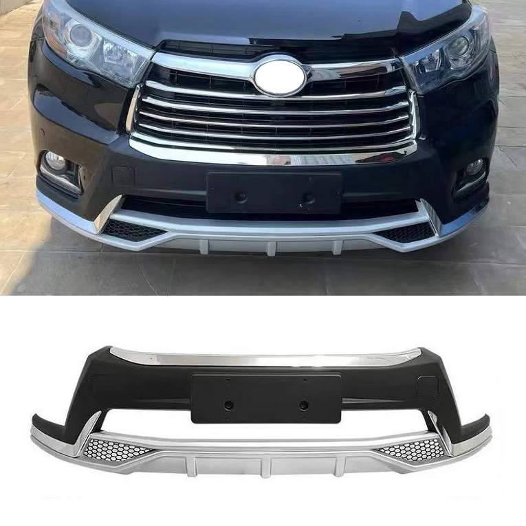 

Стайлинг автомобиля для Toyota Highlander 2015-2017 гг., защита переднего + заднего бампера, защитная пластина, АБС-пластик