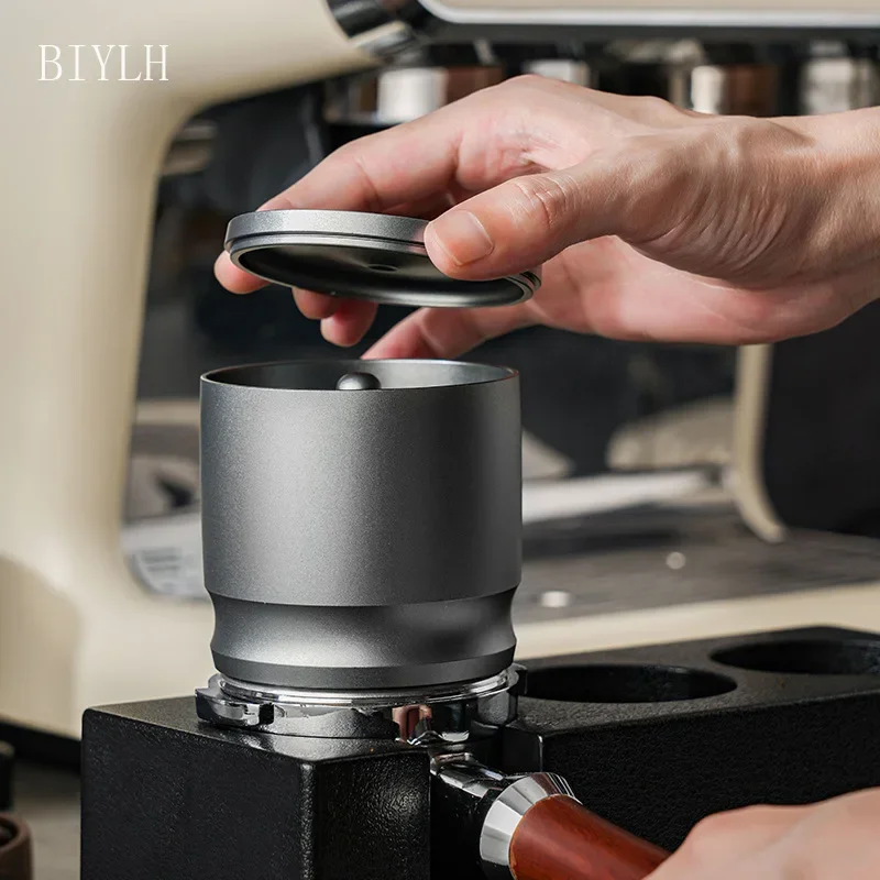 Диспенсер для кофейного порошка 58 мм алюминиевый сплав антилетающая ткань чашка