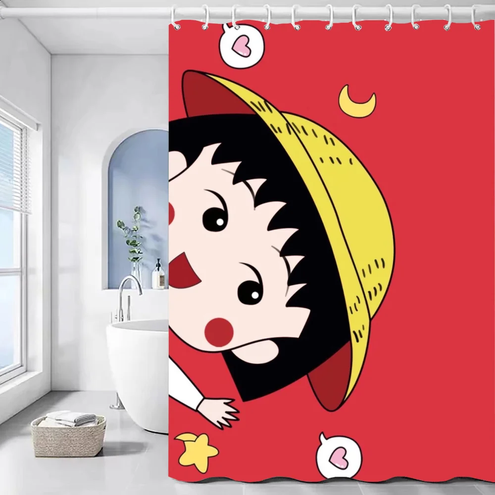 C-Chi-bi Maruko Занавеска Для Душа Водонепроницаемая Полиэстеровая Ванны Современный