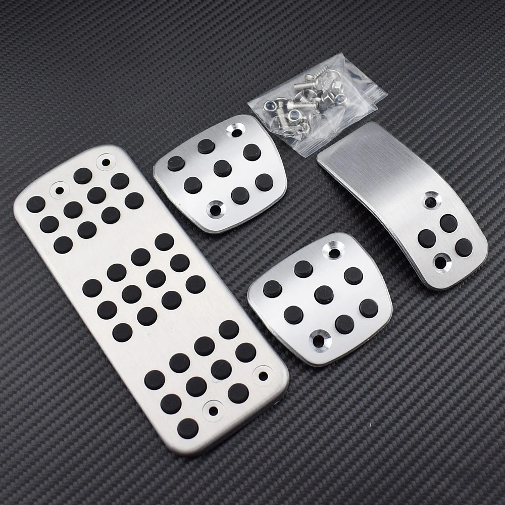 

Car Accessories For Peugeot 206 206CC Fuel Brake Foot Rest AT/MT pedals Plate Non slip Accelerator brake pedal Pads stickers