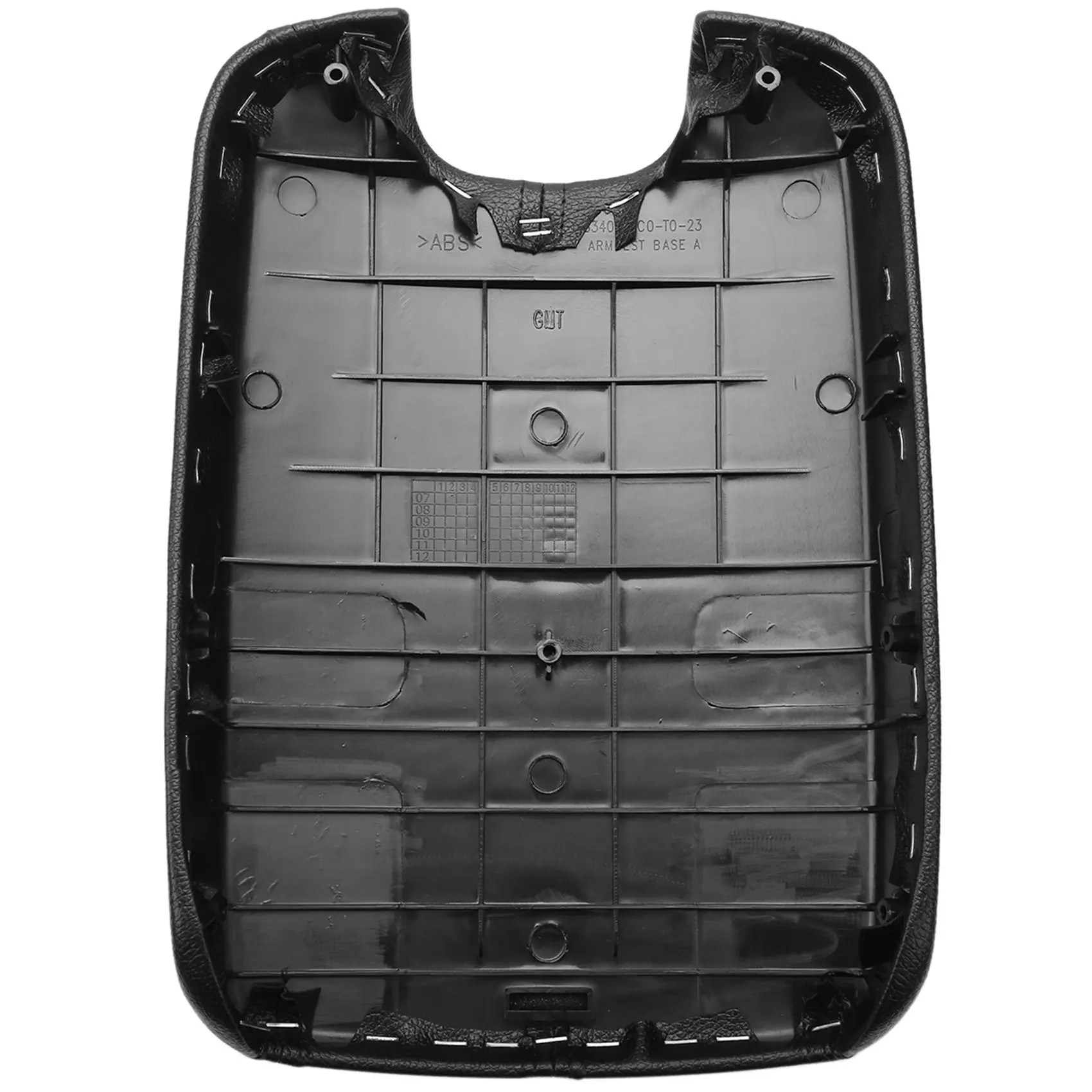 

Center Console Lid Armrest Cover for 2008 2009 2010 2011 2012 Honda Accord Synthetic Leather(Vinyl)Plastic Center Black