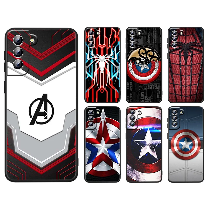 

Marvel Avengers Logo For Samsung A91 A72 A71 A53 A52S A51 A42 A33 A32 A22 A21S A13 A03S A02S A01 Core Black Soft Phone Case Capa