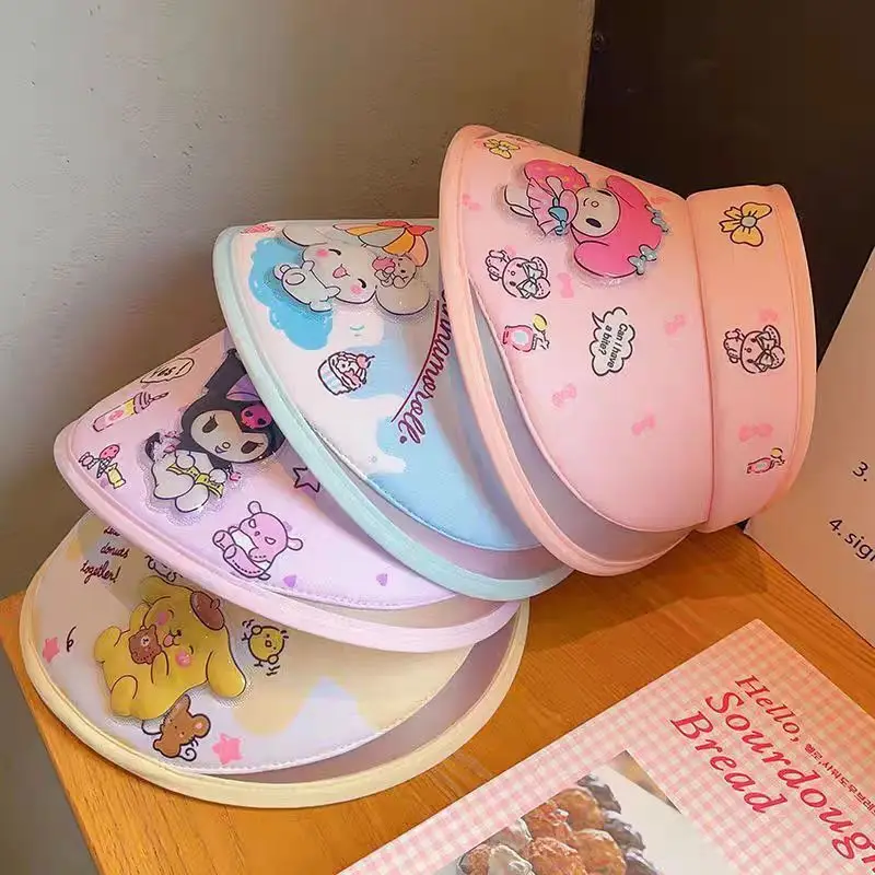 Кавайная аниме Sanrio Kuromi Cinnamoroll детская Солнцезащитная шапка Милая мультяшная My