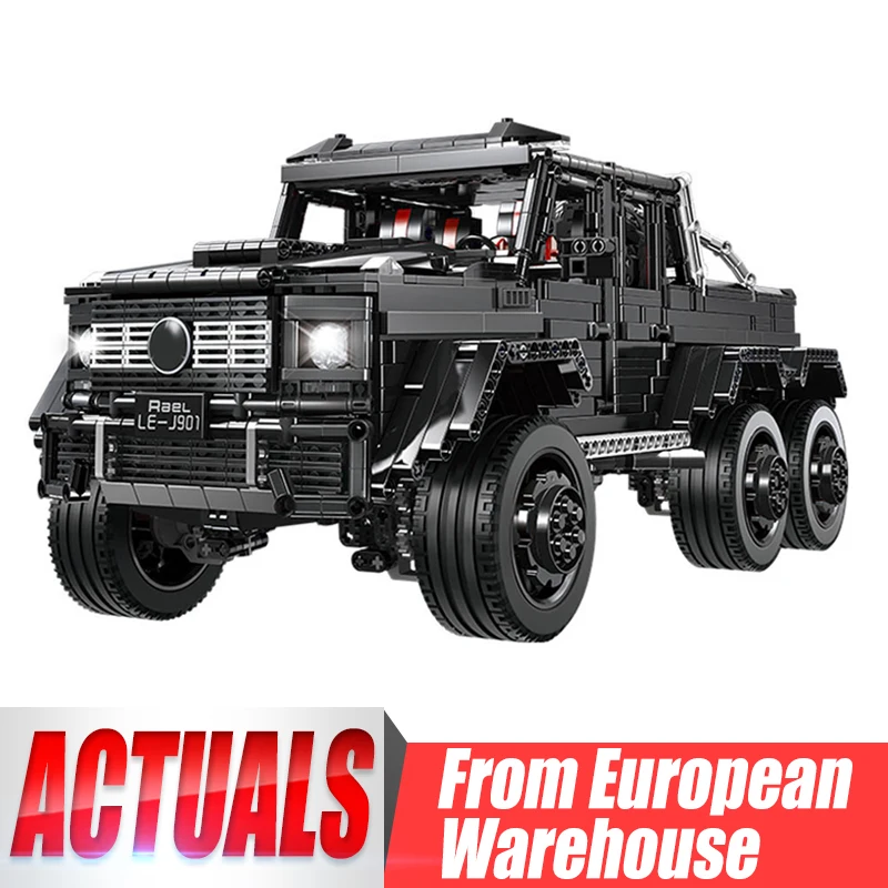 

Super 18K Technical Car Toys The J901 6X6 Benzed Land Cruiser Car Model Assembly Building Blocks Bricks Kids Christmas Gifts