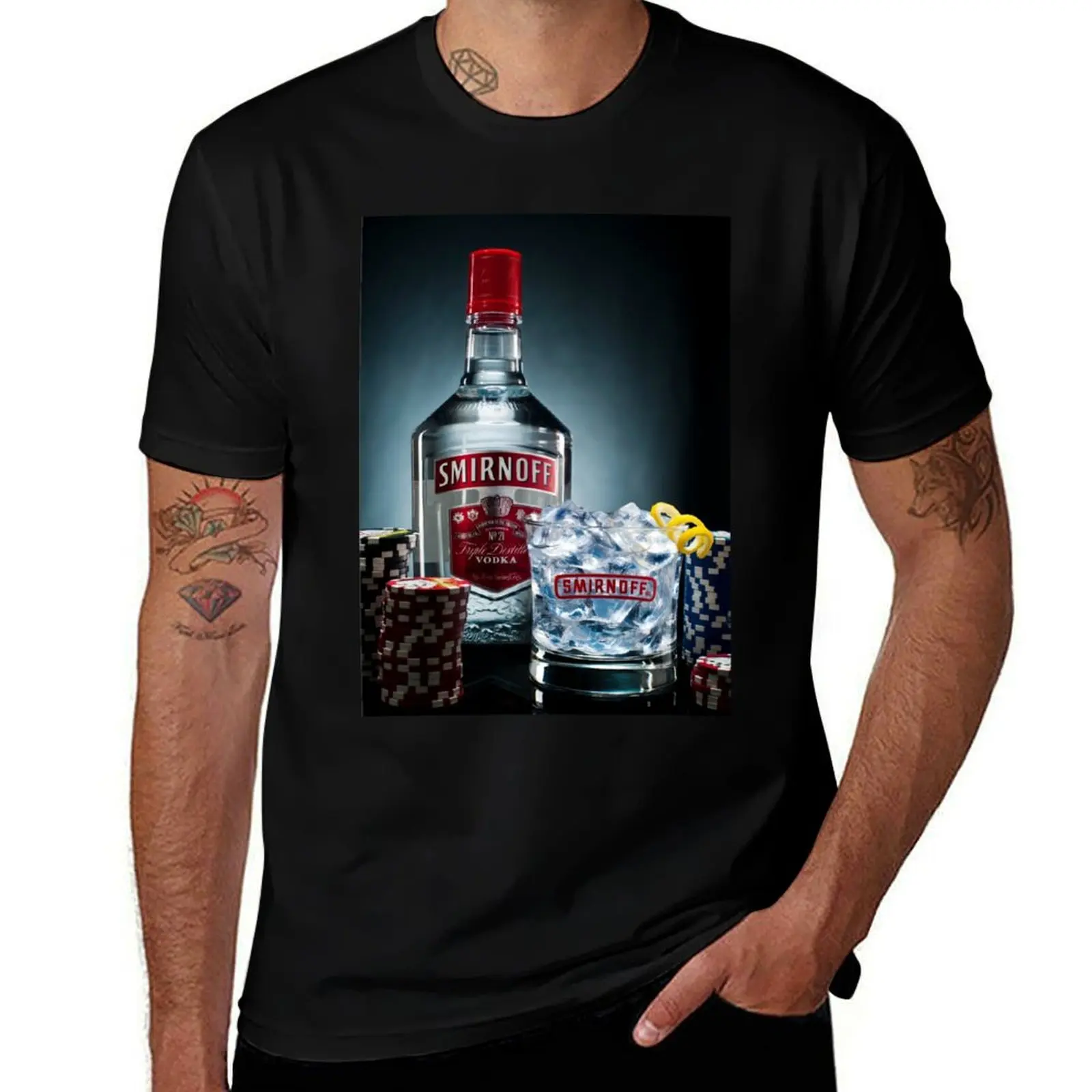 Фото Футболка Smirnoff Vodka, высокоэластичная спортивная футболка №1