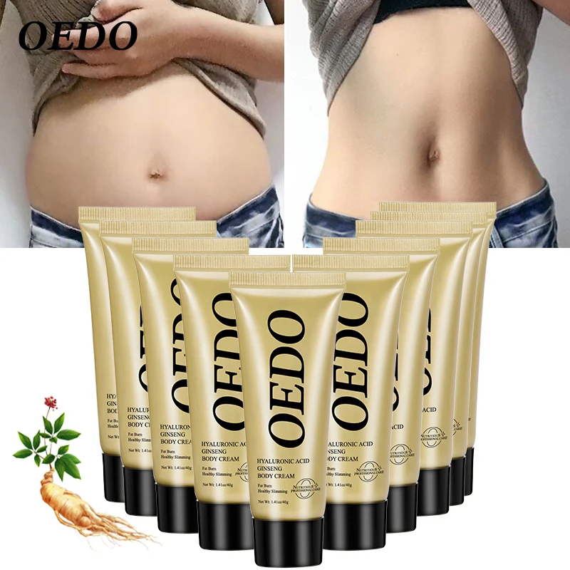 10PCS Hyaluronic Acid Ginseng Weight Loss Cream Reduces Weight Loss Fat Loss Fat Loss Cream Health Cream Slimming Cream