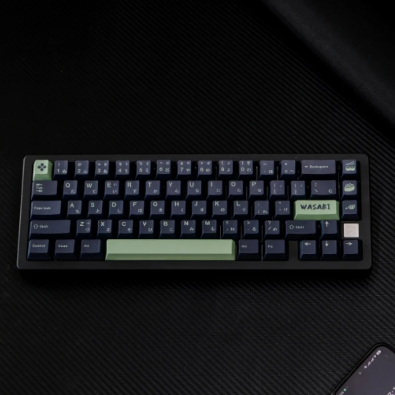 150-клавиш GMK WASABI Key Cap PBT Cherry Profile Термосублимационная механическая клавиатура для