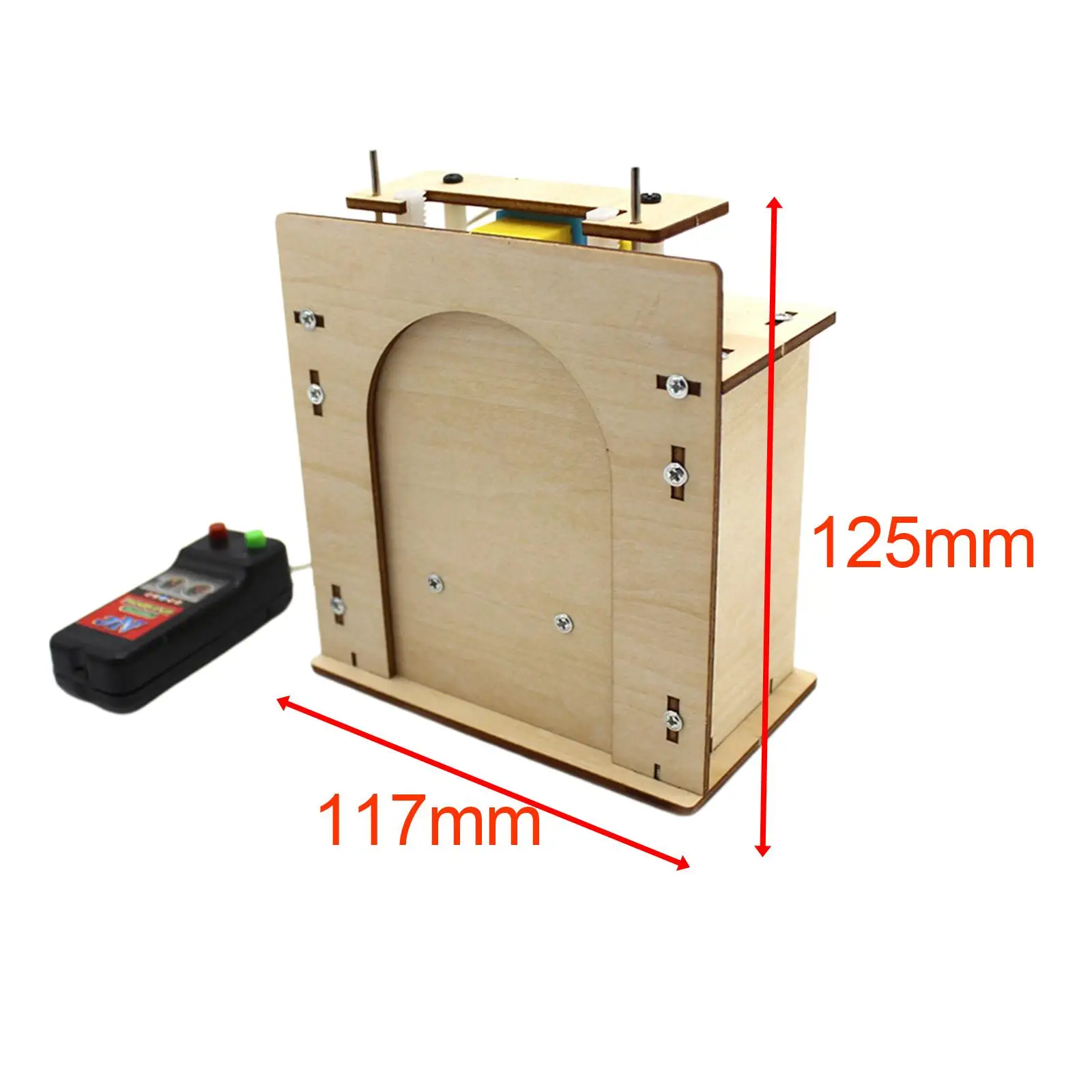 

Wooden Wooden Elevator Door kits Science kits Early Education Toy House Garage Model Physics Balance for Children 6-12 Years Old