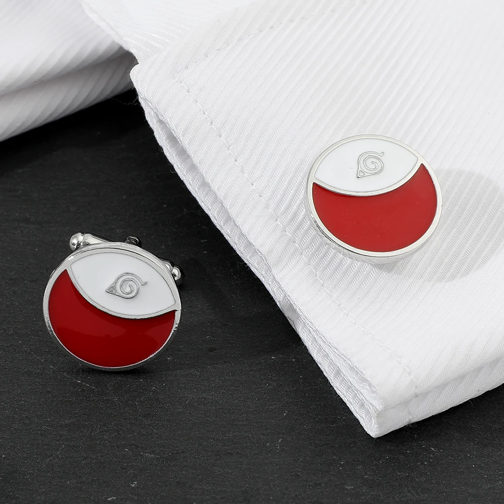 Металлические эмалированные запонки для мужчин Модные металлические зажимы