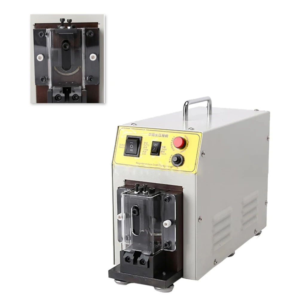 

Small crystal head crimping machine PC connector crimping machine telephone line network cable automatic riveting machine