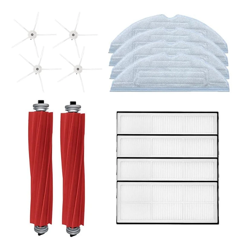 

Сменные детали для Xiaomi Roborock S7 Max / T7S Plus, фильтр НЕРА, Швабра, боковая роликовая щетка, аксессуары для пылесоса