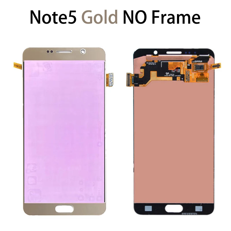 Оригинальный Super AMOLED дисплей 5 7 дюйма для Samsung Galaxy Note панель с ЖК-дисплеем Note5 N920F
