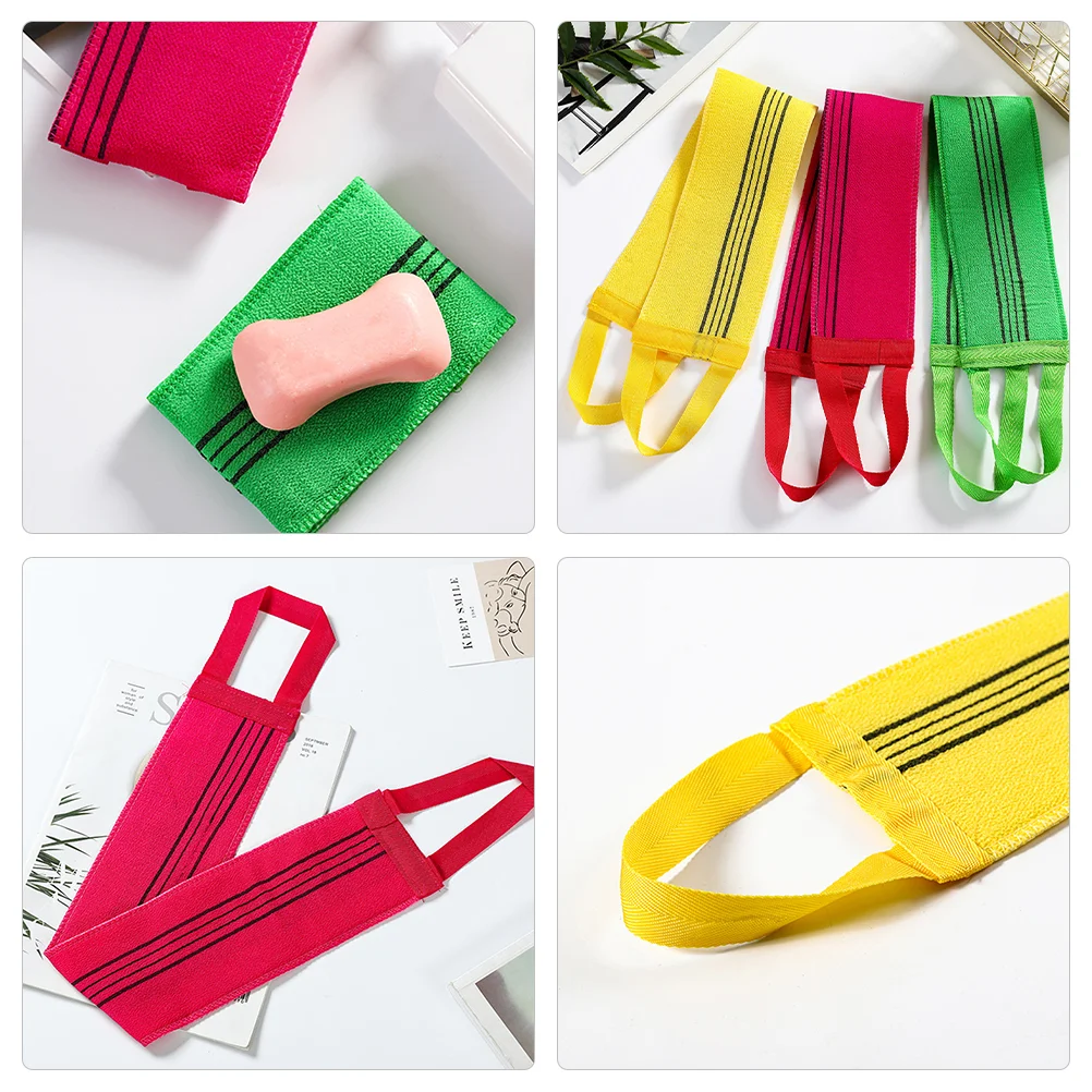 Портативная ткань для ванны скребок спины полотенце мягкие материалы легкие