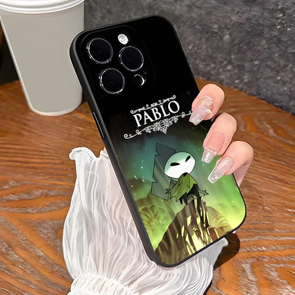 Фото Чехол для телефона Pablo Hollow Knight для iPhone 17 Pro Max, 14, 16 Pro Max, 12, 15 Plus, 13 Pro, 11, Xr, X, Xs, 8, 7 Plus, задняя крышка №1