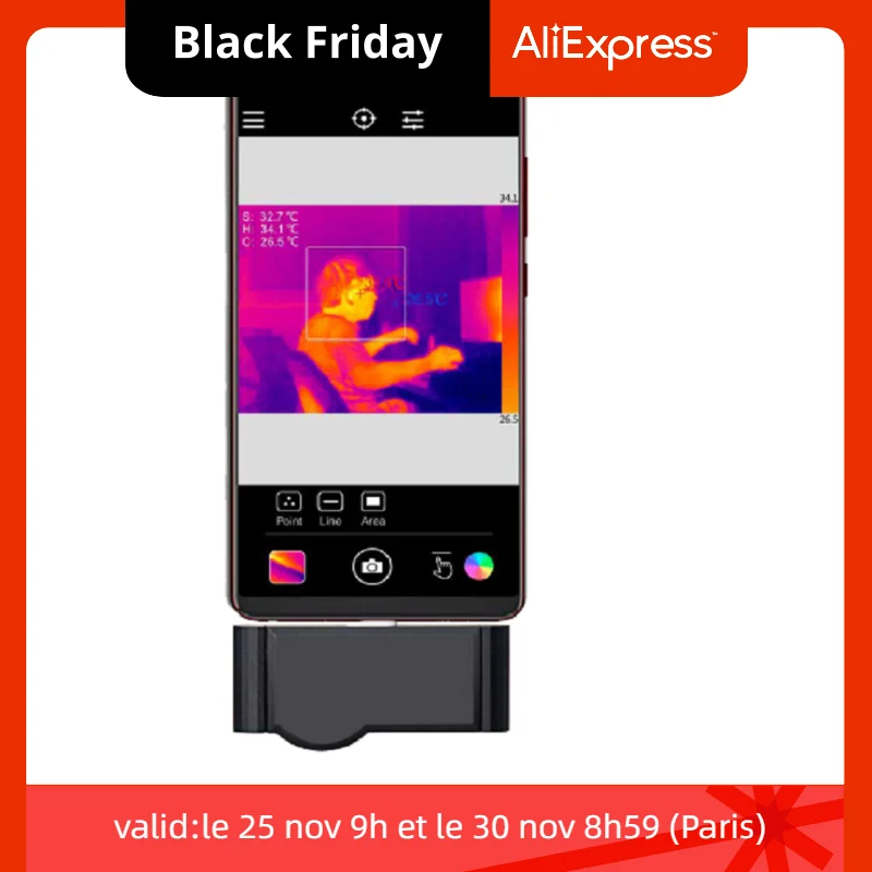 

T-10 Infrared Mobile Phone Camera USB Optical Thermal Infrared Android Thermal Imaging Infrared Thermal Camera