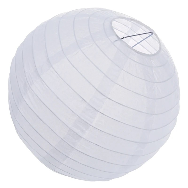 2X белый китайский/японский бумажный фонарь/лампа диаметром 8 дюймов |