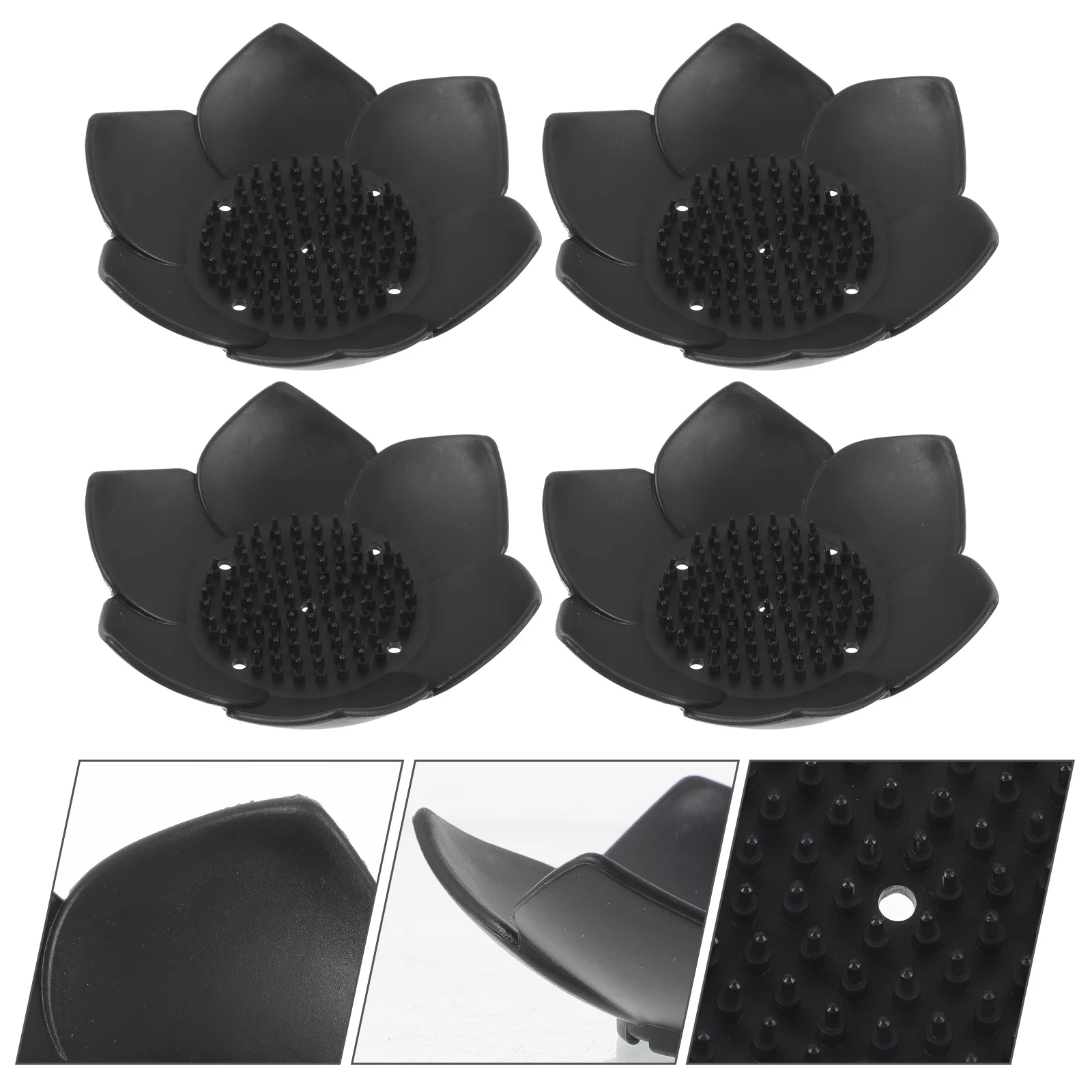 

4 шт., силиконовые подставки для мыла