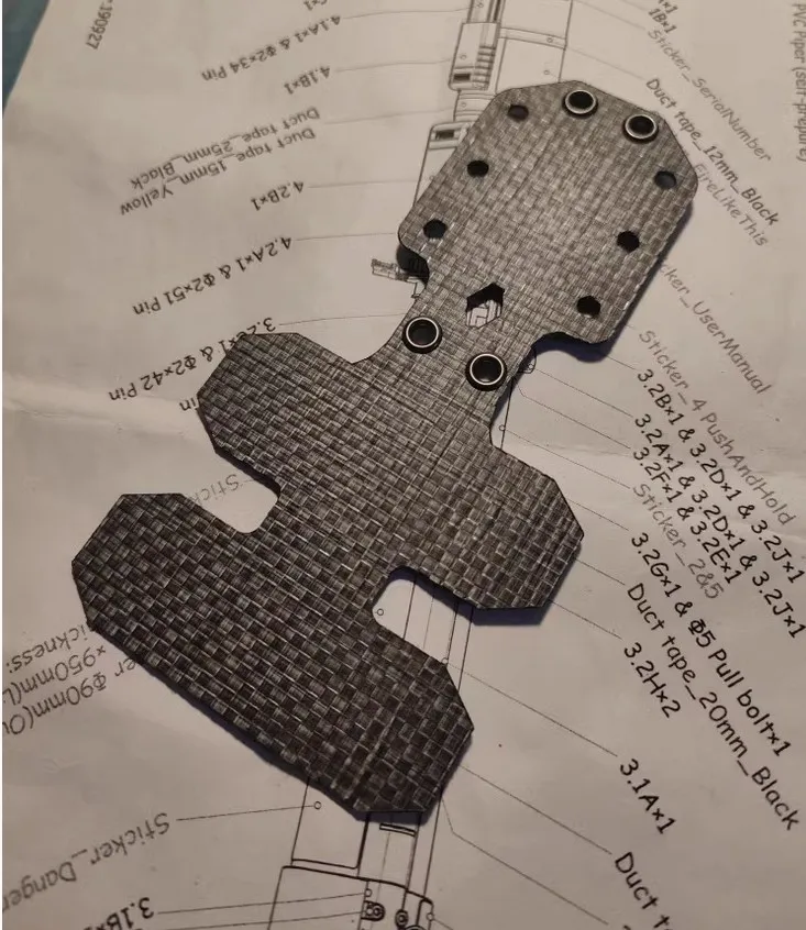 Универсальная пластина Tegris с креплением Ptt Molle для тактических жилетов в стиле Axl