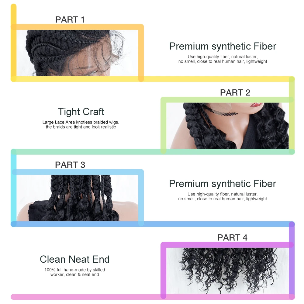 Рисунок 5 - Парик Akono Плетеный с кружевом спереди