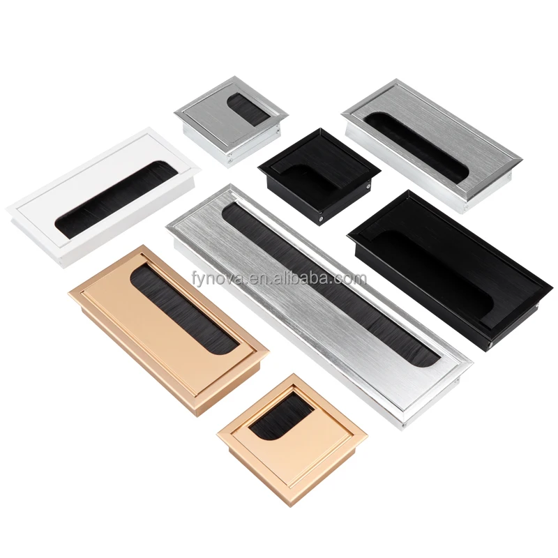 Современная прямоугольная настольная втулка из алюминиевого сплава крышка