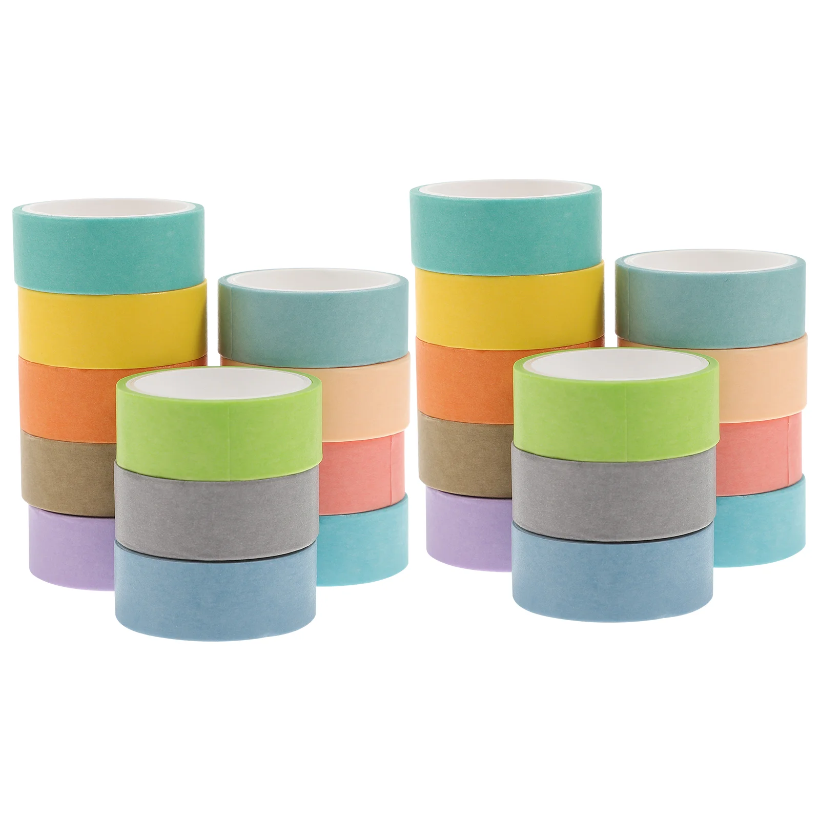 

Tape Washi Decorative Scrapbooking Tapes Kawaii Floral Journaling Wide Craft Paper Kids Cute Crafts Masking Rainbow Set Colorful