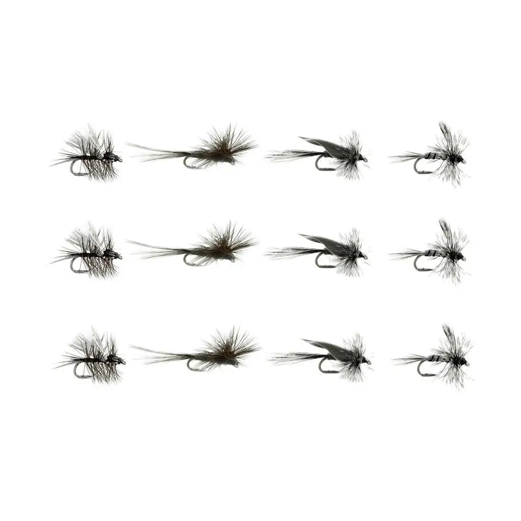 

12 Pieces Fly Fishing Flies Fly Fishing Lures Kit Fishing Accessories Sea