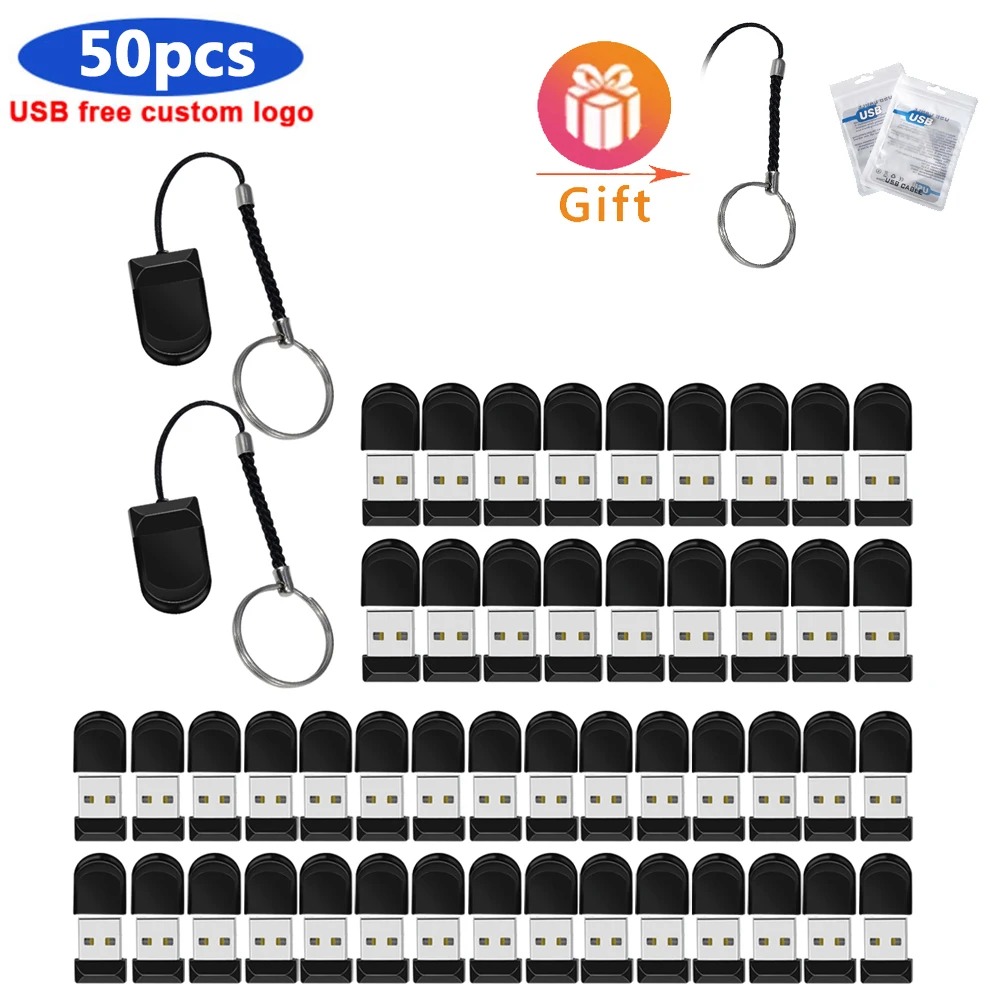 

USB-флеш-накопитель на 50 шт./Лот, 1 ГБ, 2 ГБ, 4 ГБ, 8 ГБ, 16 ГБ, 32 ГБ, 64 ГБ