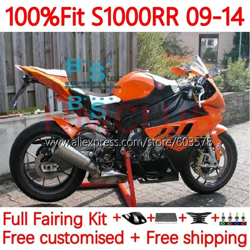 

Инъекция для BMW S 1000 1000RR S1000 RR S1000RR 2009 2010 2011 2012 2013 09 10 11 12 13 14 Обтекатели 149No.96 оранжевый черный