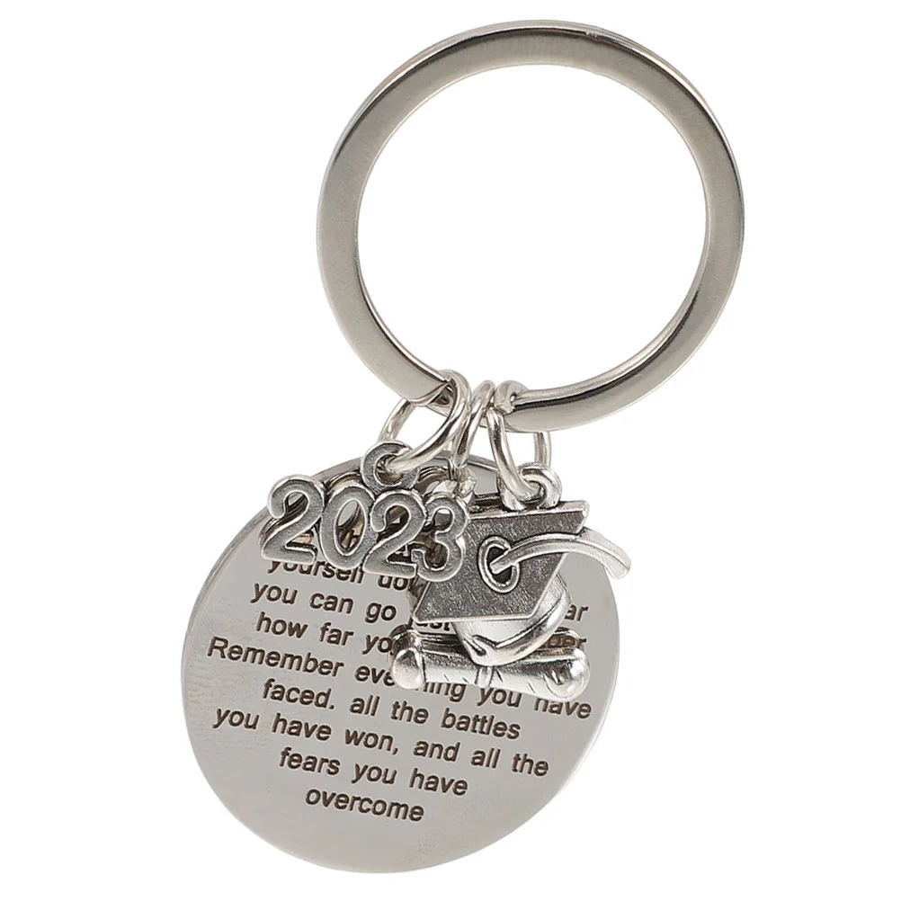 

Graduation Season Keychain Gift Ring Keyring Bag Pendant 2023 Decor Meaningful Keys